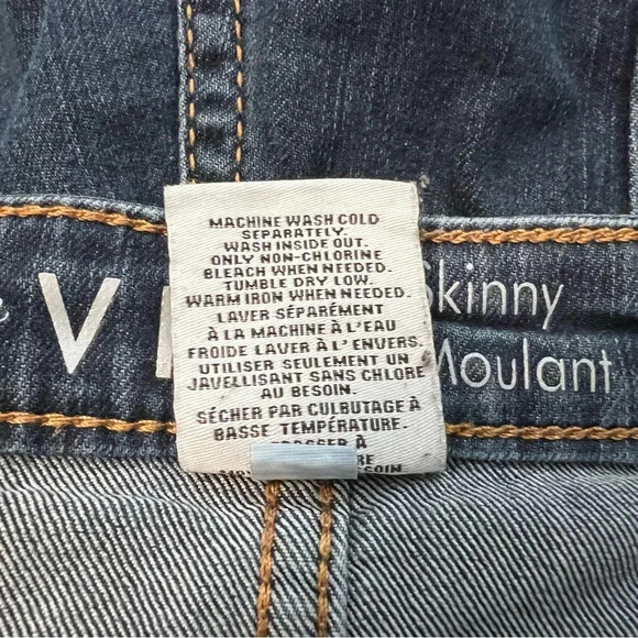 AVA & VIV Skinny Moudant Dark‎ Wash Jeans Size 20W - Picture 6 of 6